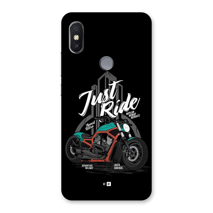 Just Ride Speed Back Case for Redmi Y2