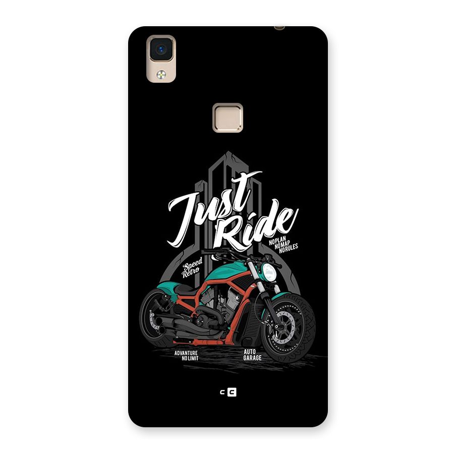 Just Ride Speed Back Case for V3 Max