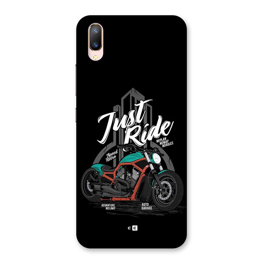 Just Ride Speed Back Case for Vivo V11 Pro