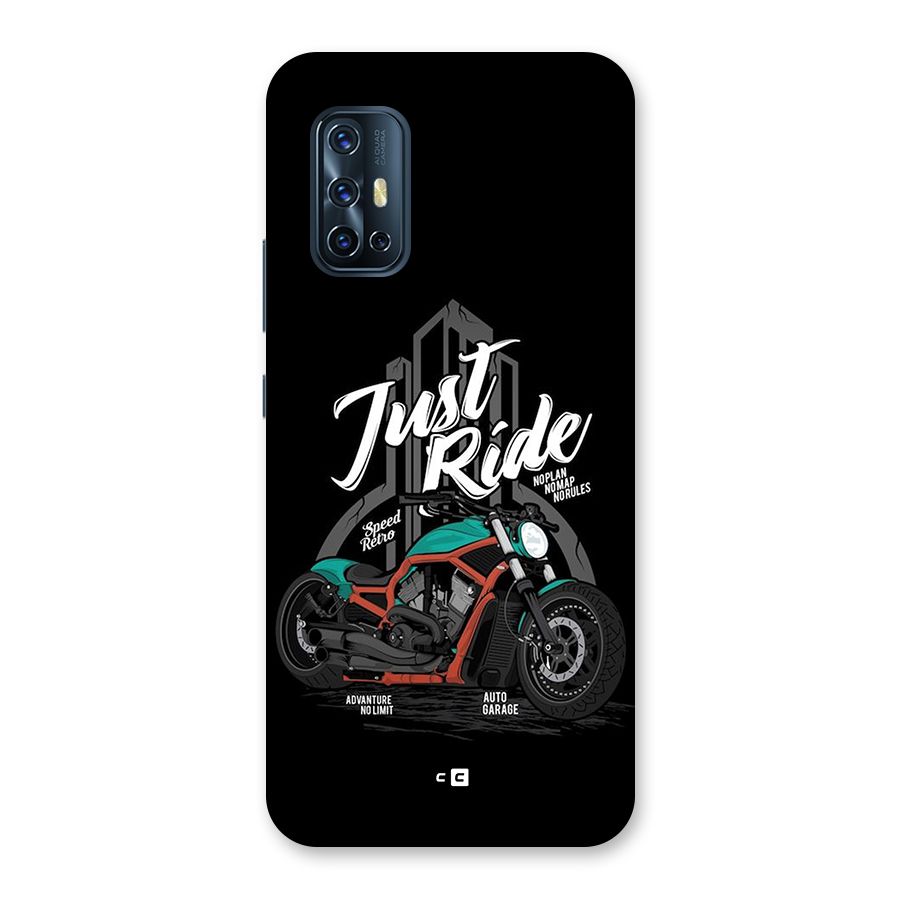 Just Ride Speed Back Case for Vivo V17
