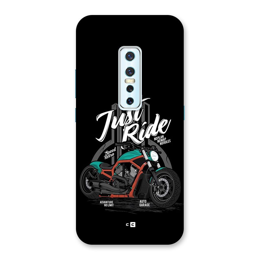 Just Ride Speed Back Case for Vivo V17 Pro