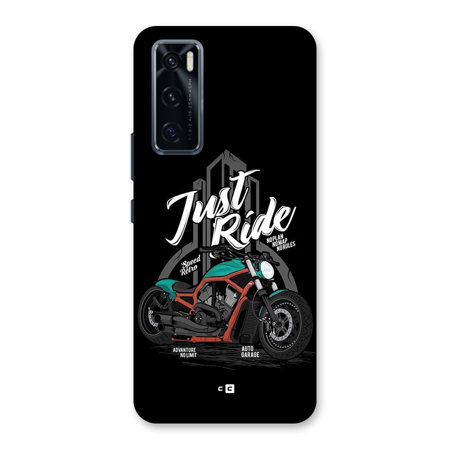 Just Ride Speed Back Case for Vivo V20 SE