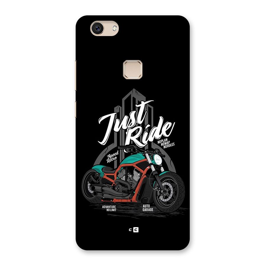 Just Ride Speed Back Case for Vivo V7