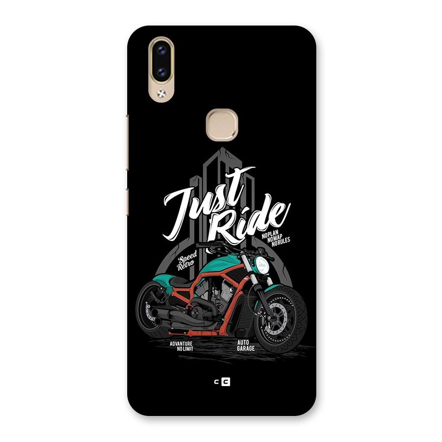 Just Ride Speed Back Case for Vivo V9 Youth