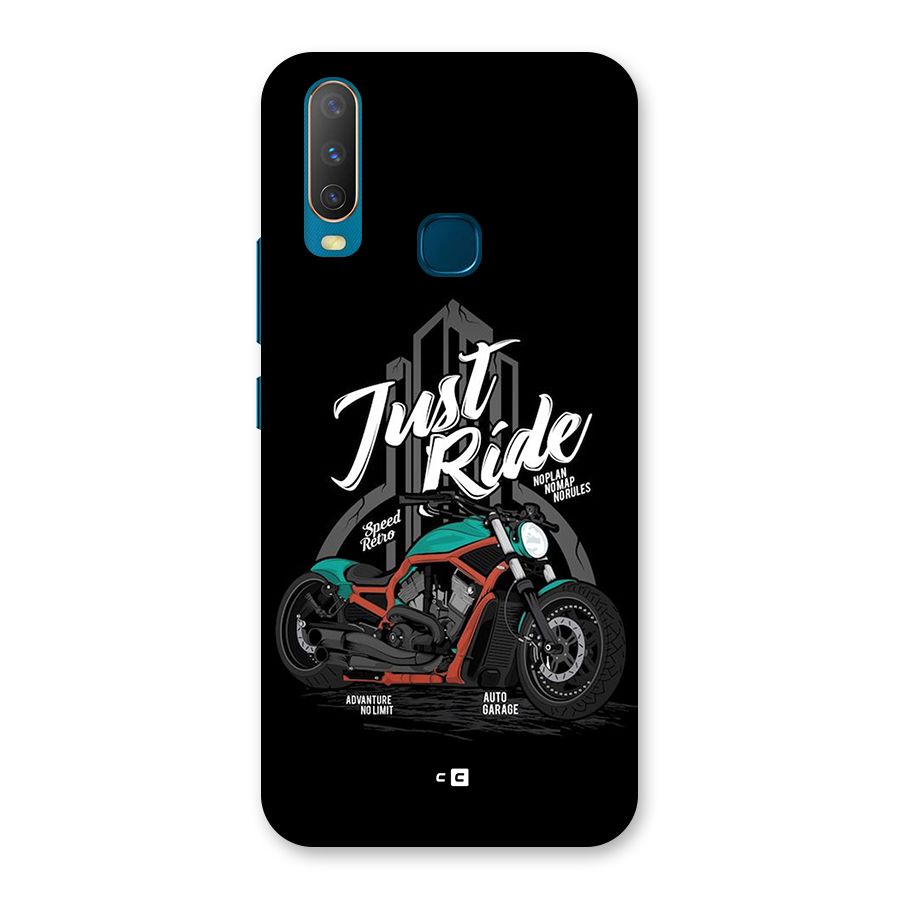 Just Ride Speed Back Case for Vivo Y11