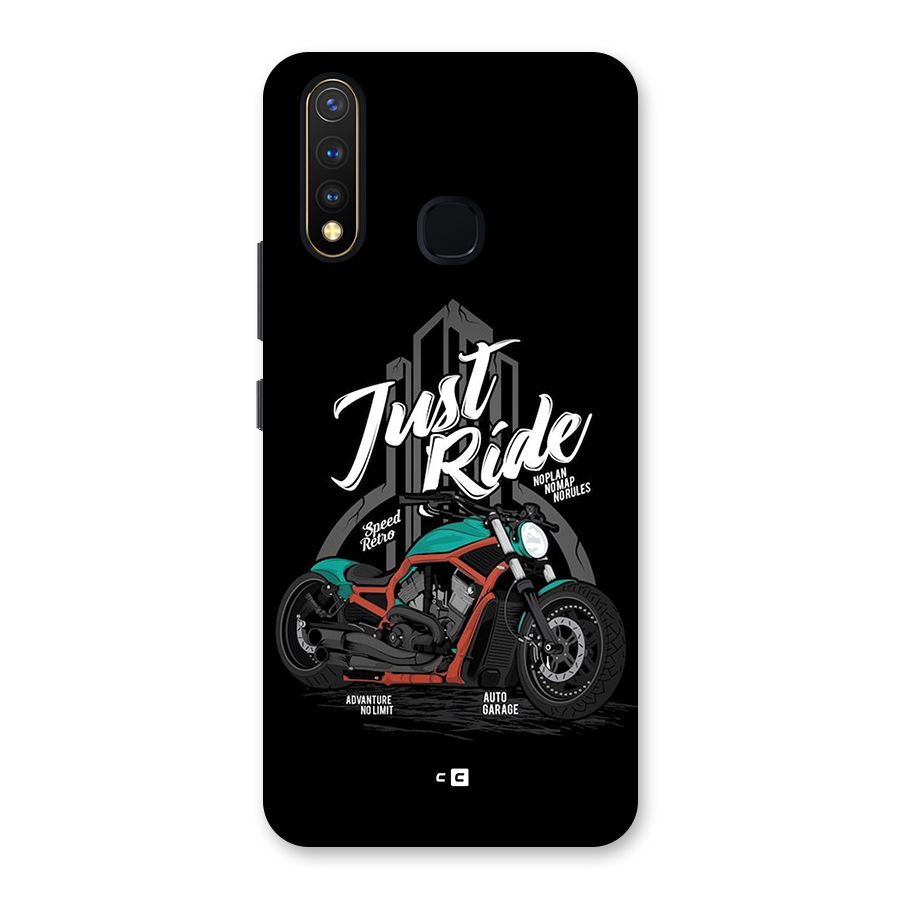 Just Ride Speed Back Case for Vivo Y19