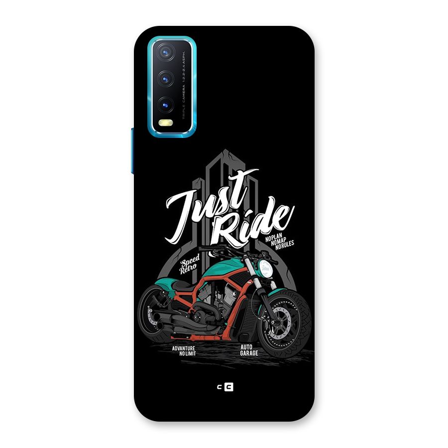 Just Ride Speed Back Case for Vivo Y20G