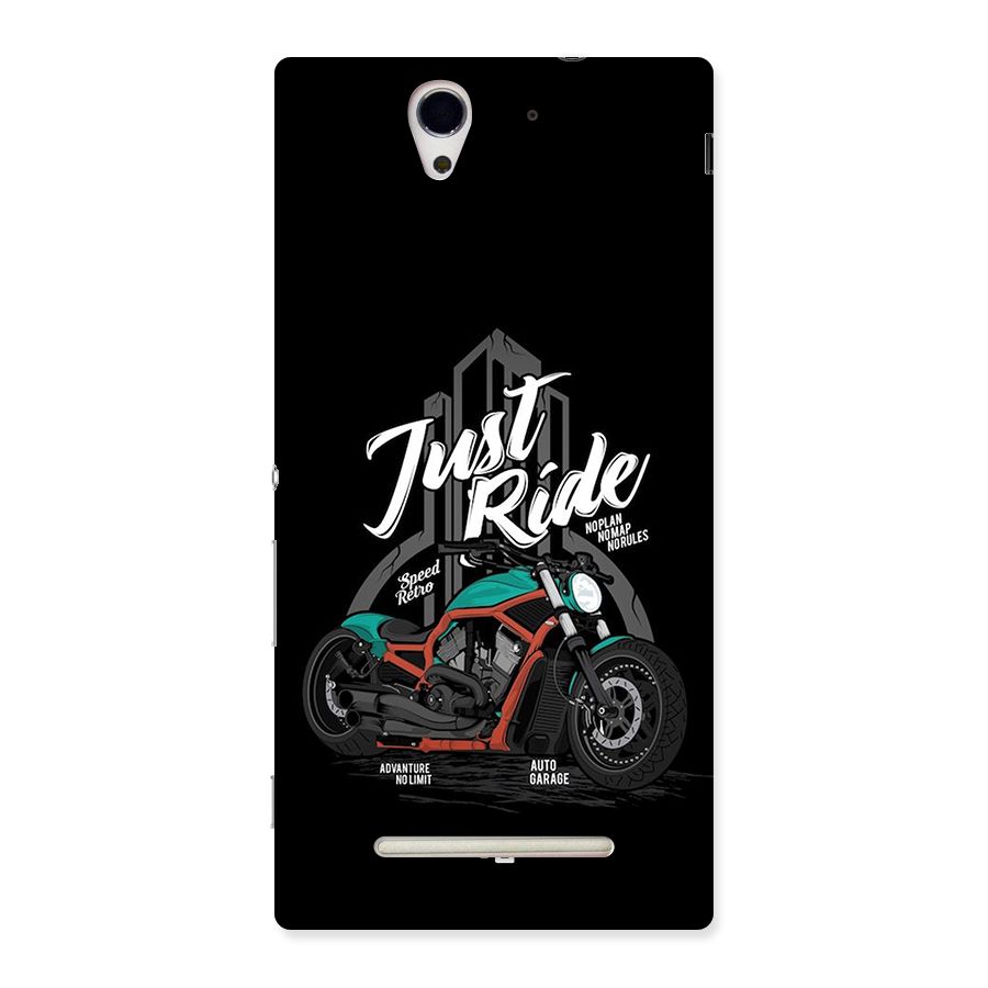 Just Ride Speed Back Case for Xperia C3