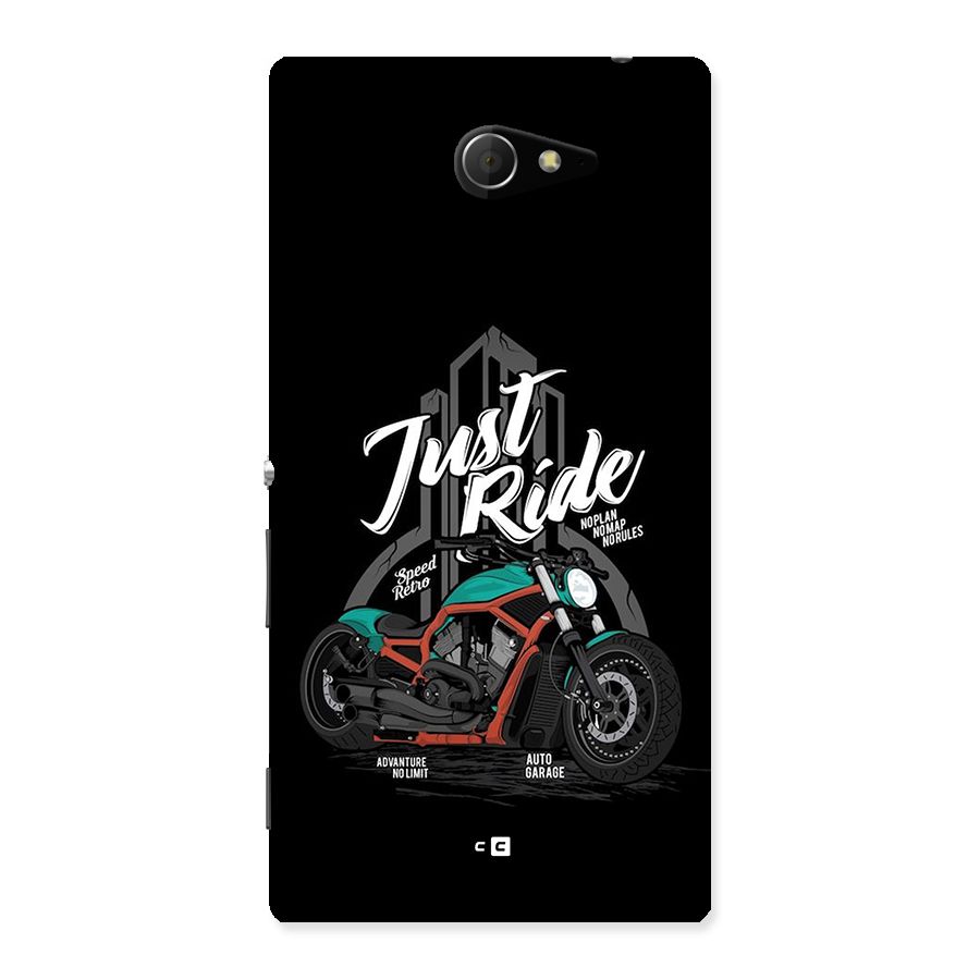 Just Ride Speed Back Case for Xperia M2