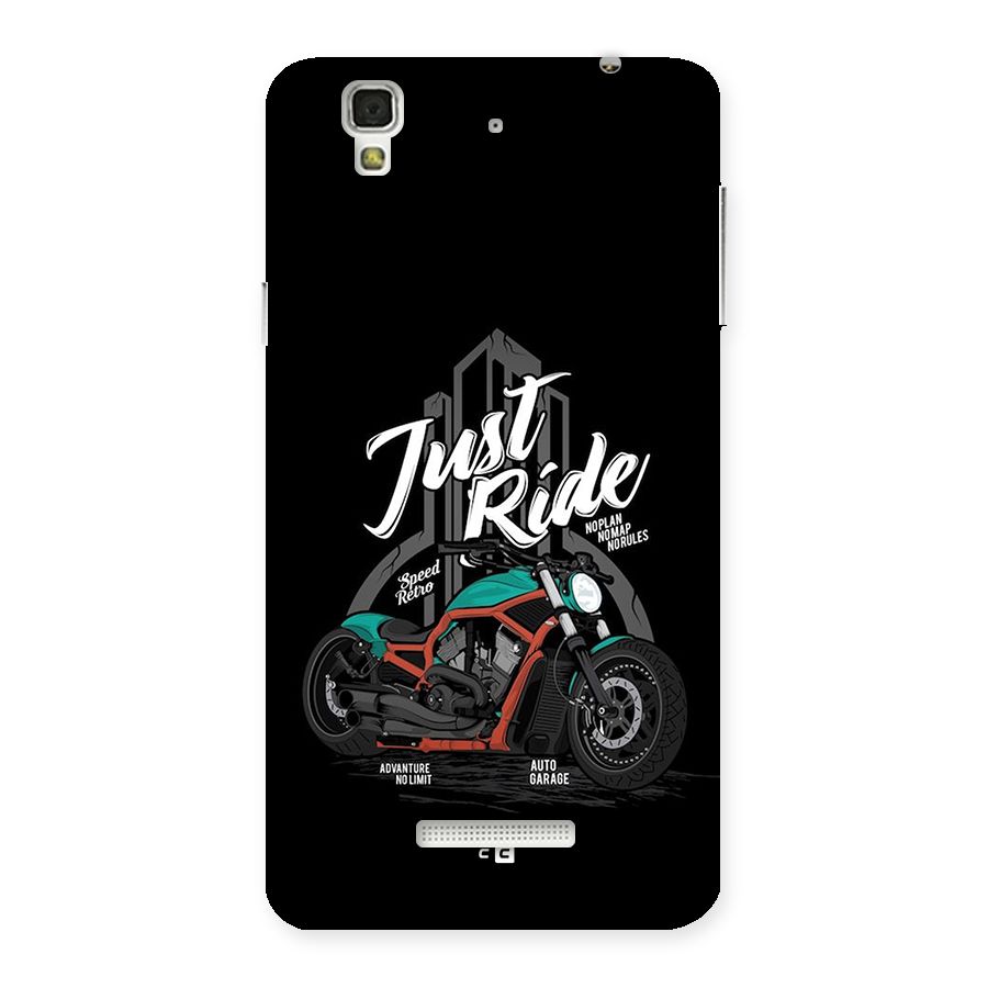 Just Ride Speed Back Case for Yureka