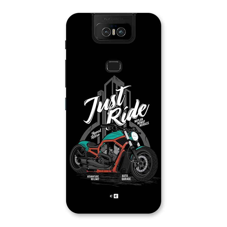 Just Ride Speed Back Case for Zenfone 6z