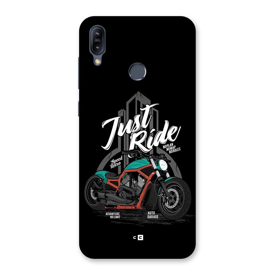 Just Ride Speed Back Case for Zenfone Max M2