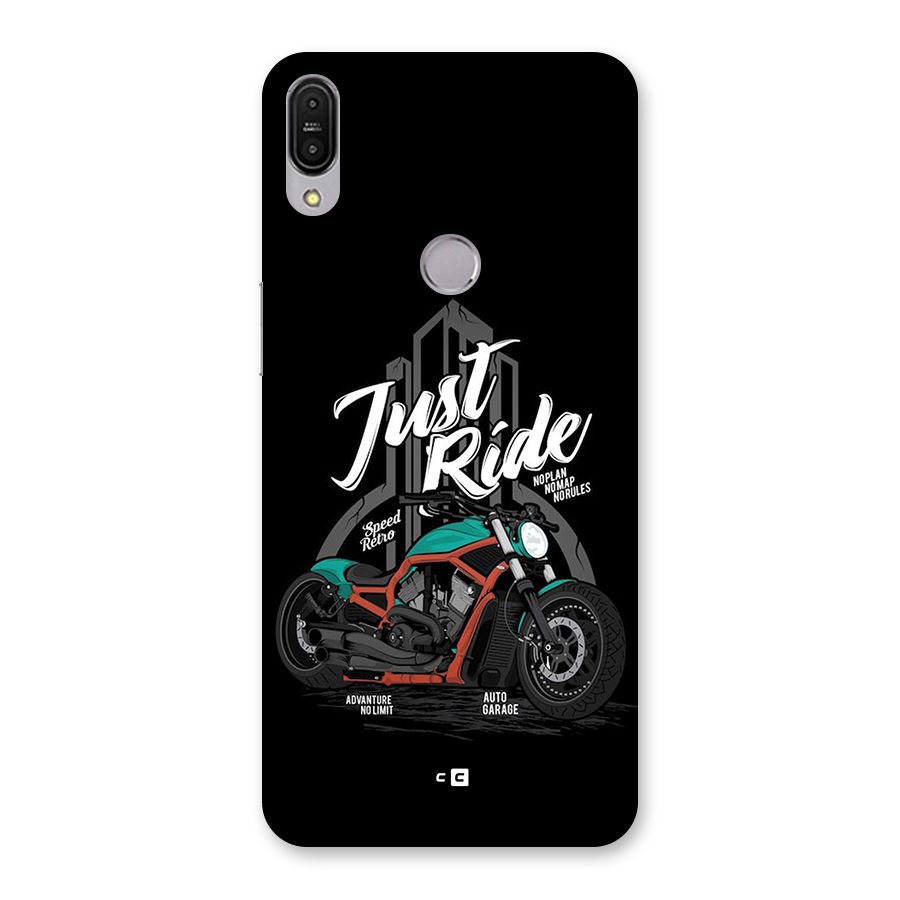 Just Ride Speed Back Case for Zenfone Max Pro M1
