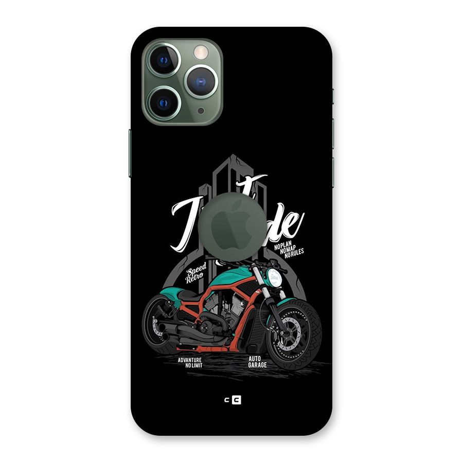 Just Ride Speed Back Case for iPhone 11 Pro Logo Cut