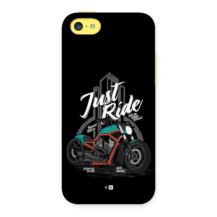 Just Ride Speed Back Case for iPhone 5C