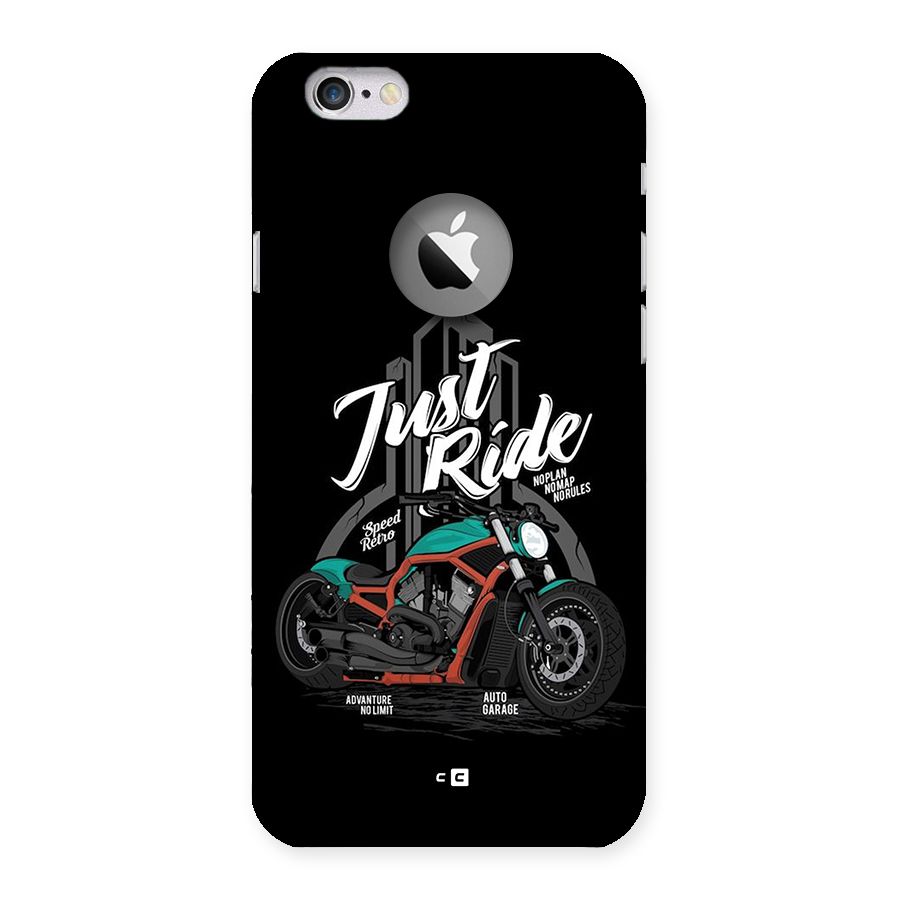 Just Ride Speed Back Case for iPhone 6 Logo Cut