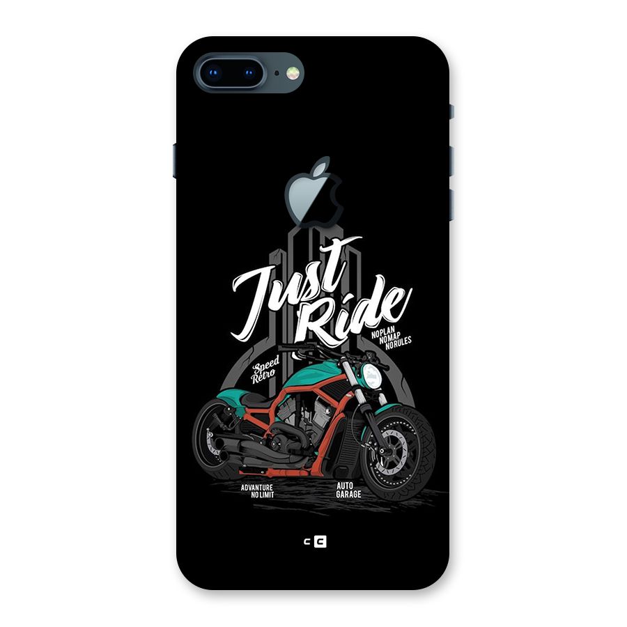 Just Ride Speed Back Case for iPhone 7 Plus Apple Cut