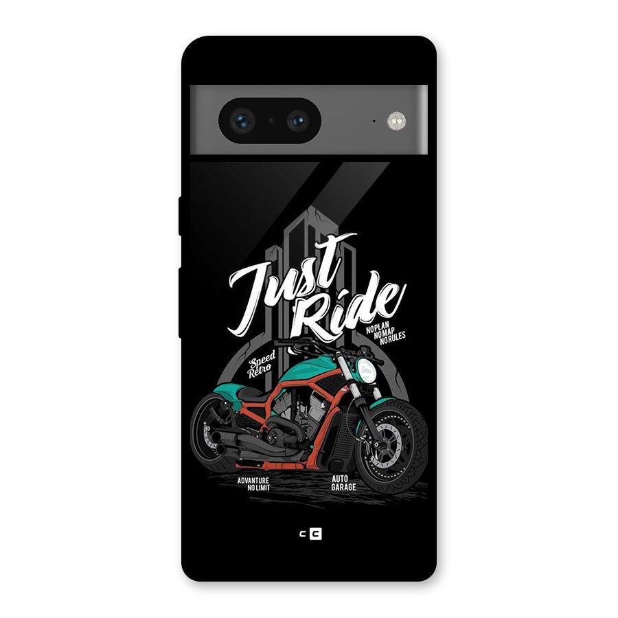 Just Ride Speed Glass Back Case for Google Pixel 7
