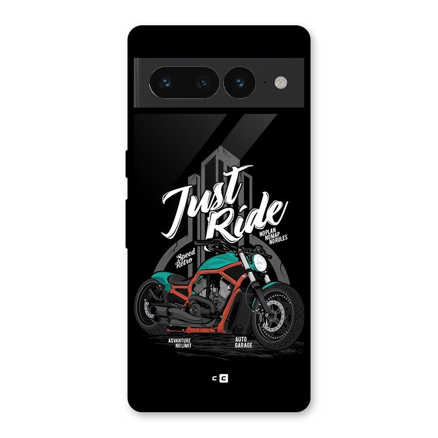 Just Ride Speed Glass Back Case for Google Pixel 7 Pro