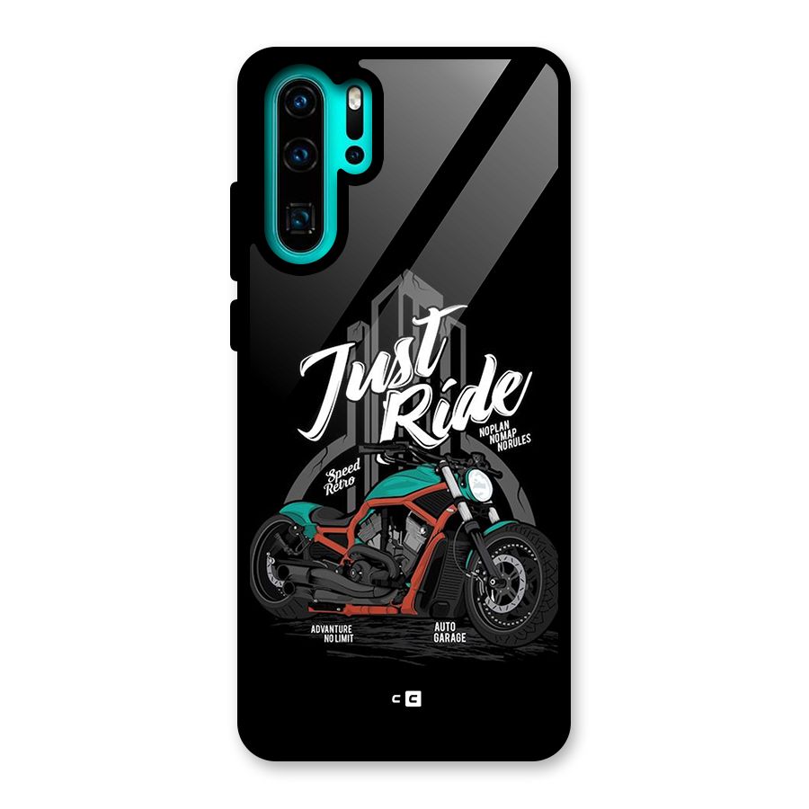 Just Ride Speed Glass Back Case for Huawei P30 Pro