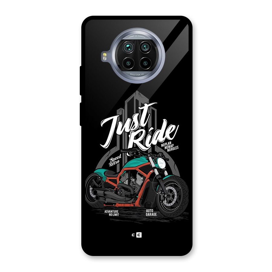 Just Ride Speed Glass Back Case for Mi 10i