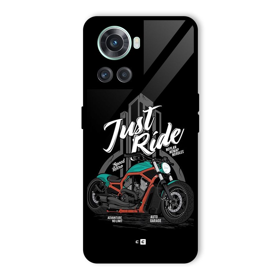 Just Ride Speed Glass Back Case for OnePlus 10R
