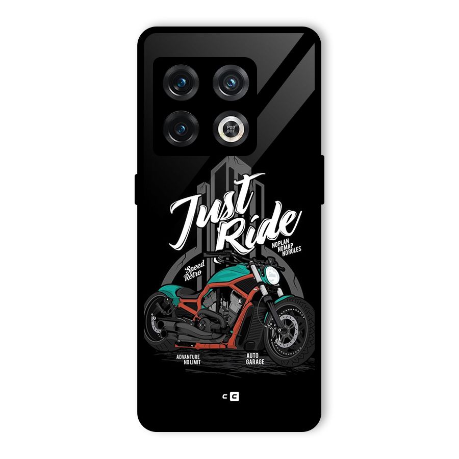 Just Ride Speed Glass Back Case for OnePlus 10 Pro 5G