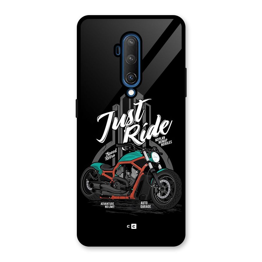 Just Ride Speed Glass Back Case for OnePlus 7T Pro