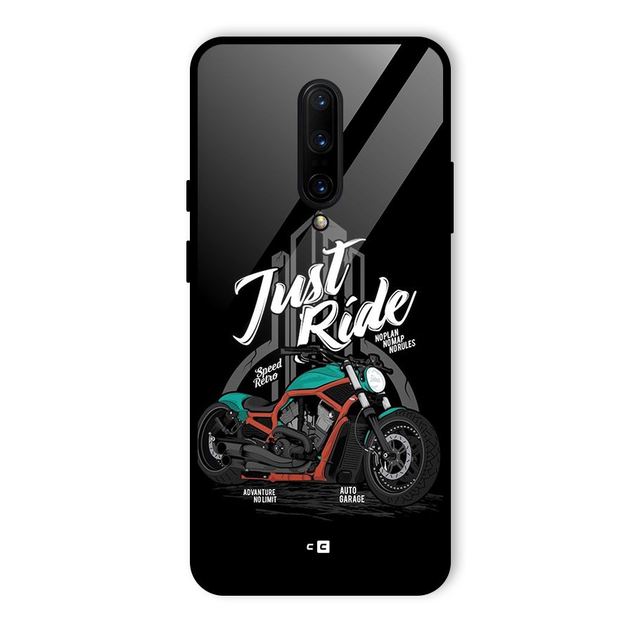 Just Ride Speed Glass Back Case for OnePlus 7 Pro