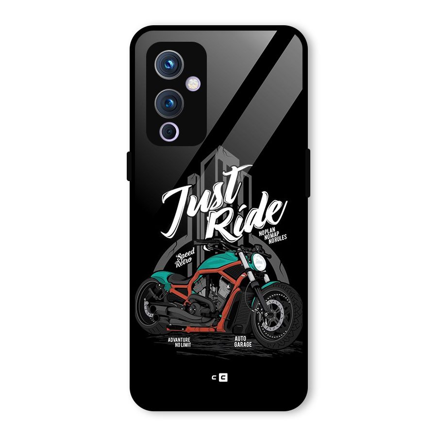 Just Ride Speed Glass Back Case for OnePlus 9