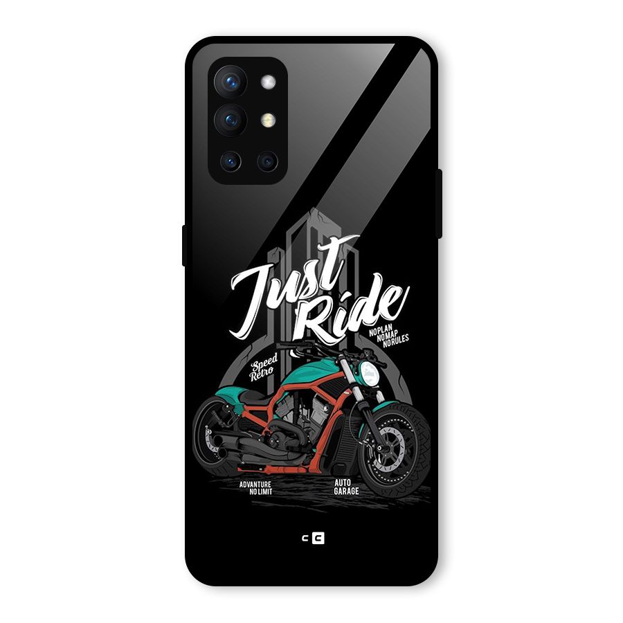 Just Ride Speed Glass Back Case for OnePlus 9R
