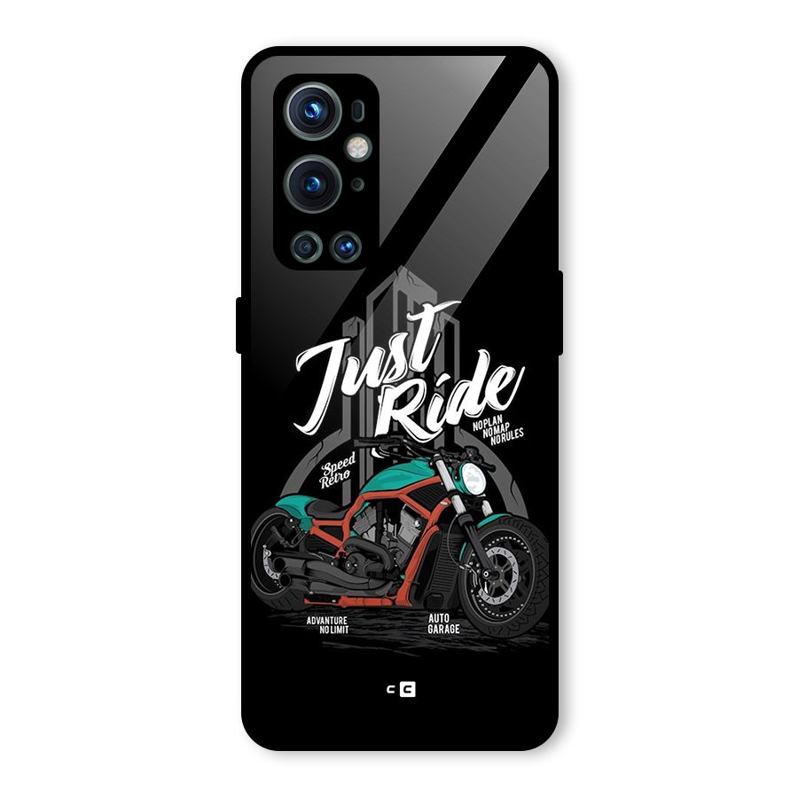 Just Ride Speed Glass Back Case for OnePlus 9 Pro