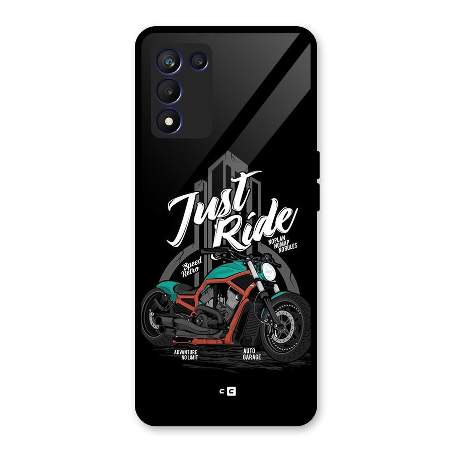 Just Ride Speed Glass Back Case for Realme 9 5G Speed