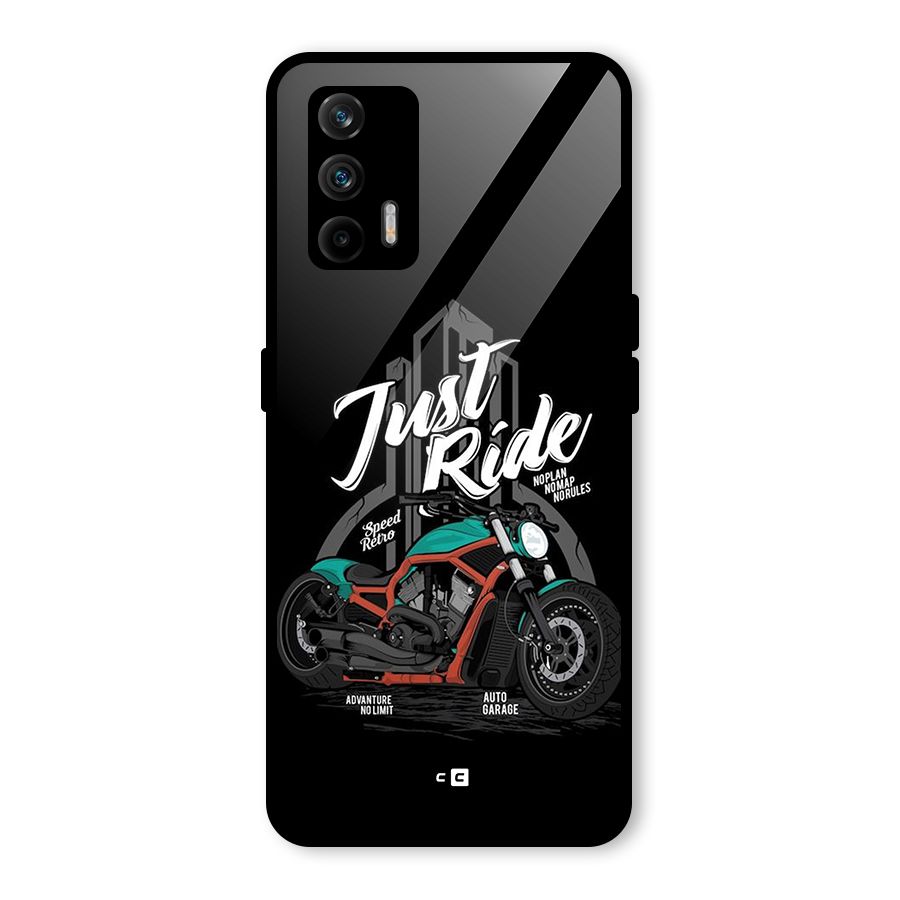 Just Ride Speed Glass Back Case for Realme GT 5G
