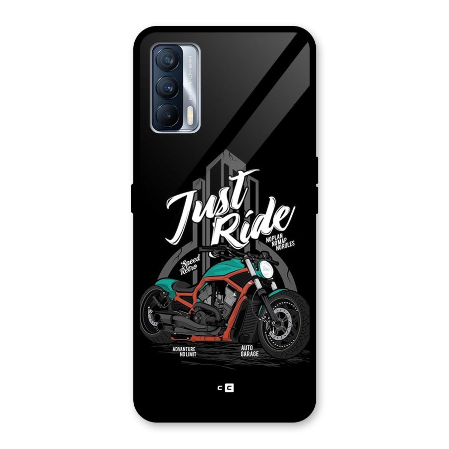 Just Ride Speed Glass Back Case for Realme X7