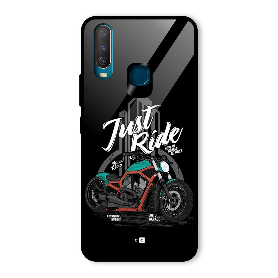 Just Ride Speed Glass Back Case for Vivo U10