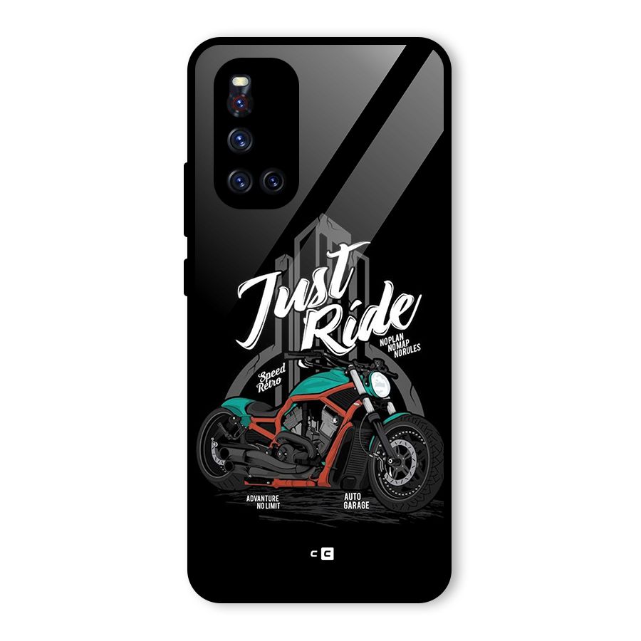 Just Ride Speed Glass Back Case for Vivo V19