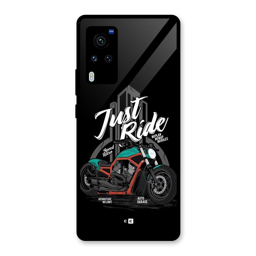 Just Ride Speed Glass Back Case for Vivo X60 Pro