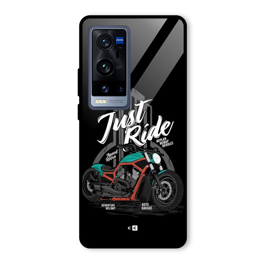 Just Ride Speed Glass Back Case for Vivo X60 Pro Plus