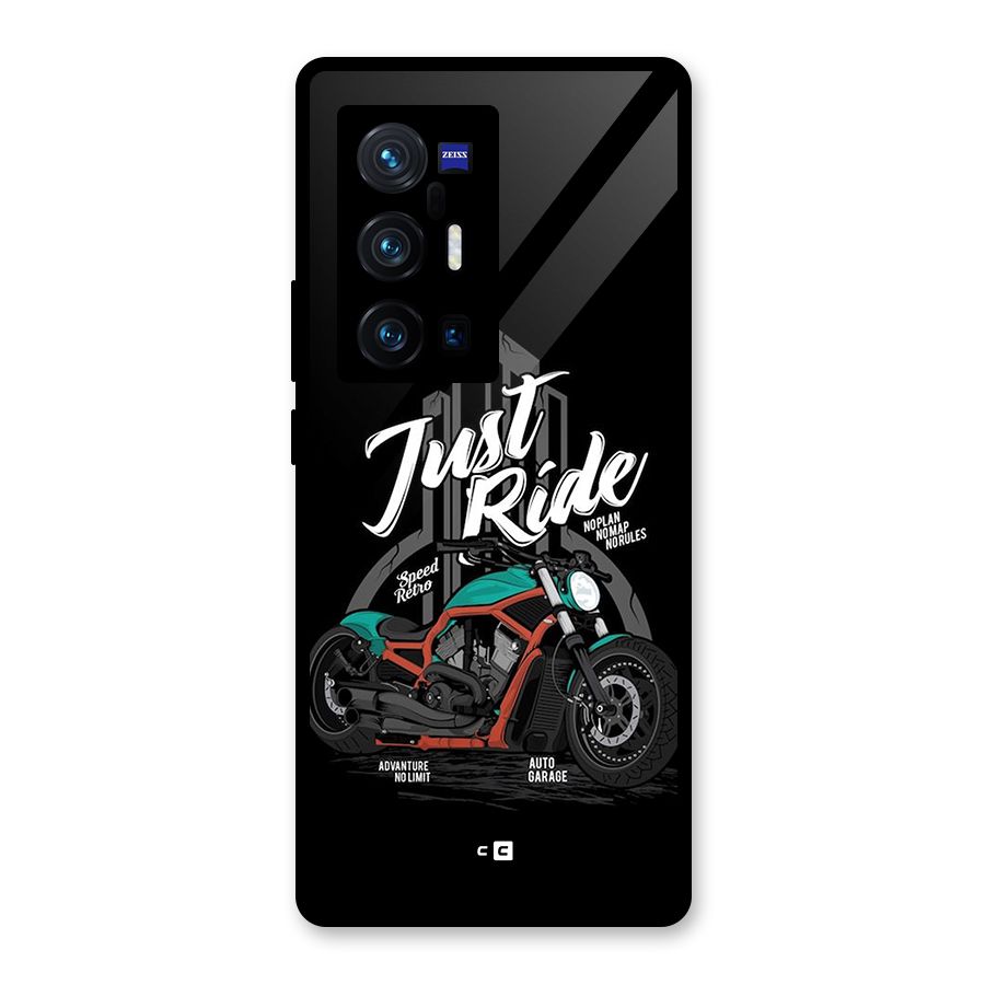 Just Ride Speed Glass Back Case for Vivo X70 Pro Plus