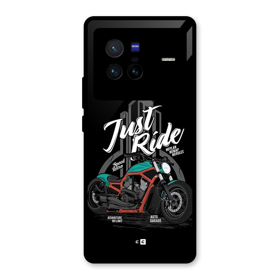 Just Ride Speed Glass Back Case for Vivo X80