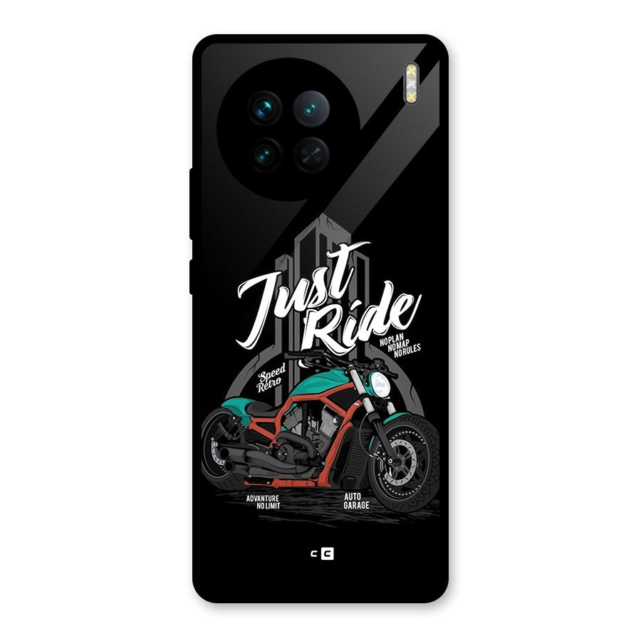 Just Ride Speed Glass Back Case for Vivo X90