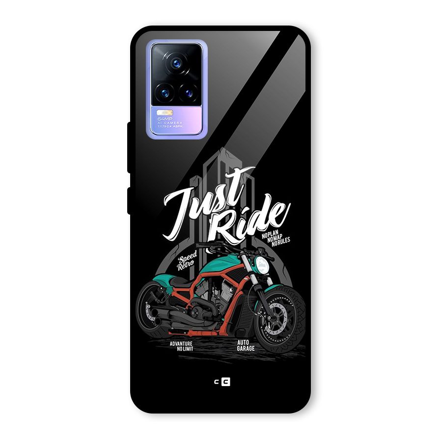 Just Ride Speed Glass Back Case for Vivo Y73
