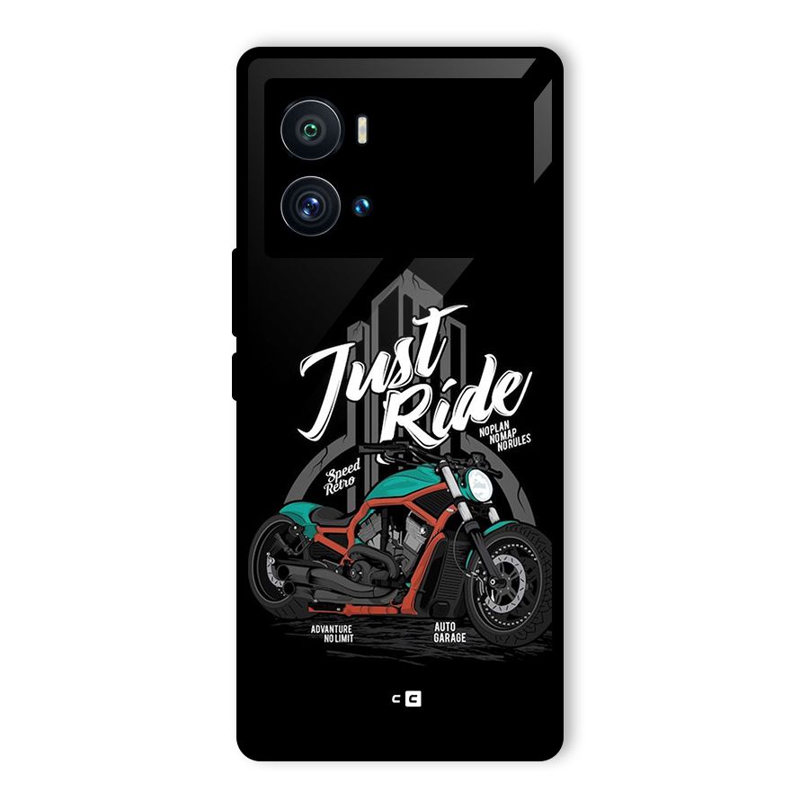 Just Ride Speed Glass Back Case for Vivo iQOO 9 Pro