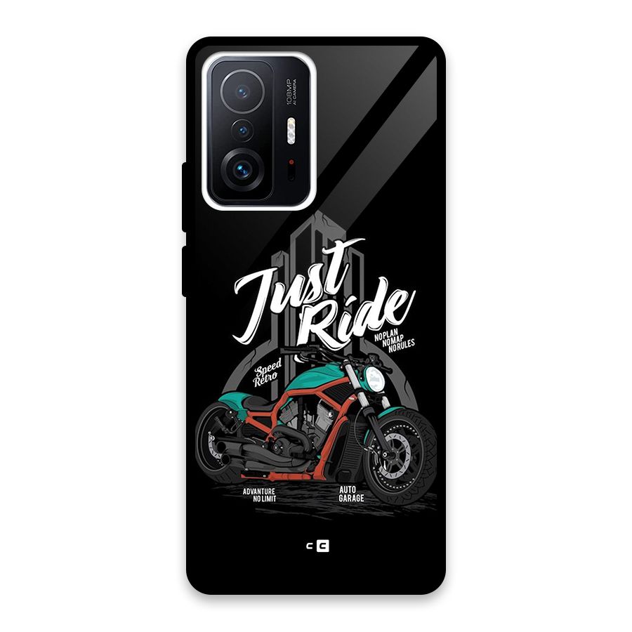 Just Ride Speed Glass Back Case for Xiaomi 11T Pro
