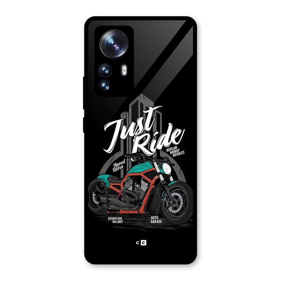 Just Ride Speed Glass Back Case for Xiaomi 12 Pro