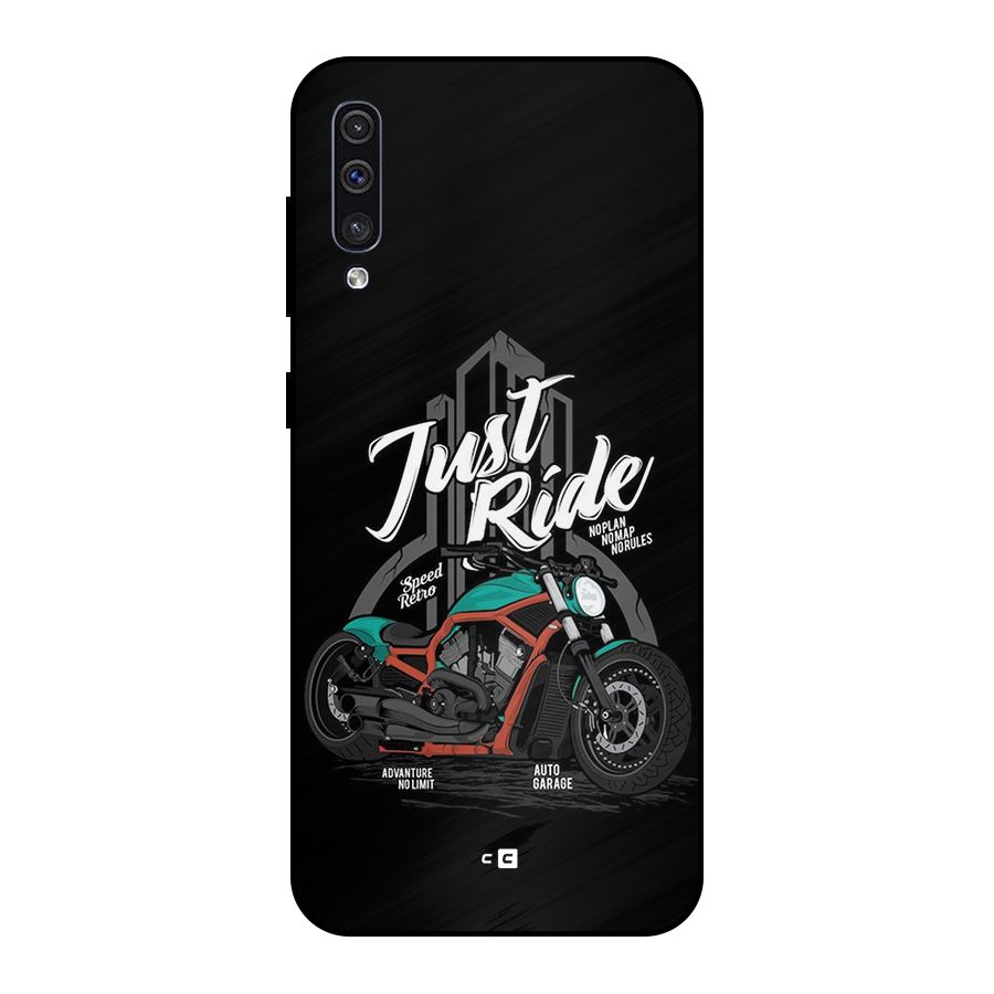 Just Ride Speed Metal Back Case for Galaxy A30s