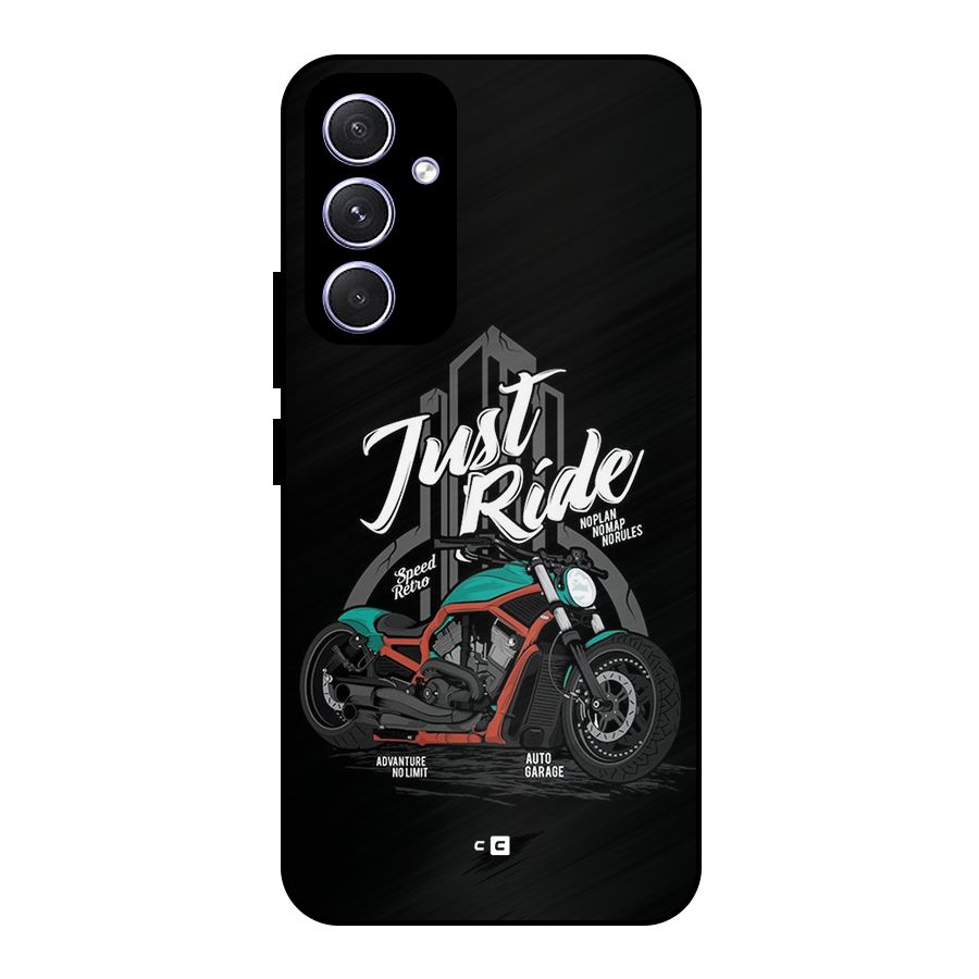 Just Ride Speed Metal Back Case for Galaxy A54