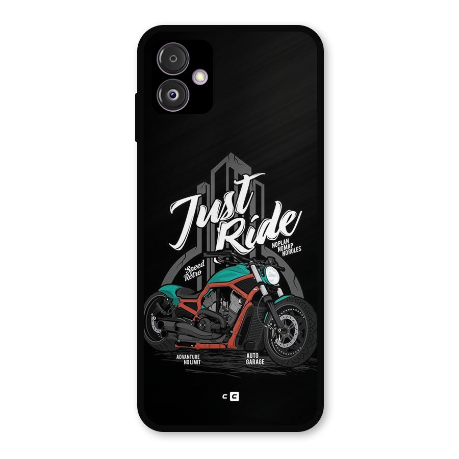Just Ride Speed Metal Back Case for Galaxy F14