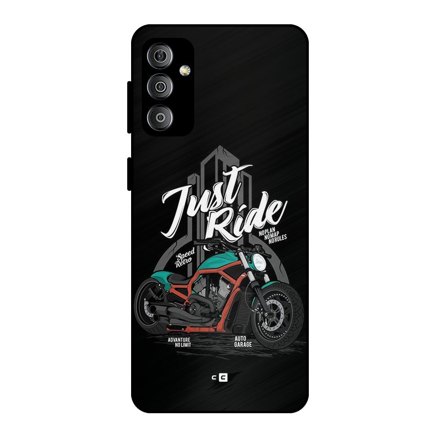 Just Ride Speed Metal Back Case for Galaxy F23